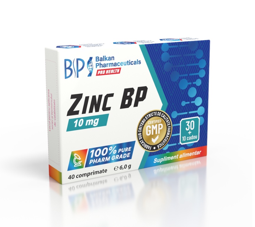 Balkan Pharmaceuticals Zinc BP – capsule cu zinc - 40 cps